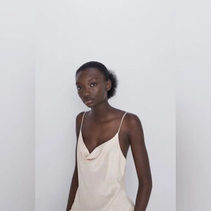 Zara satin slip  top size M